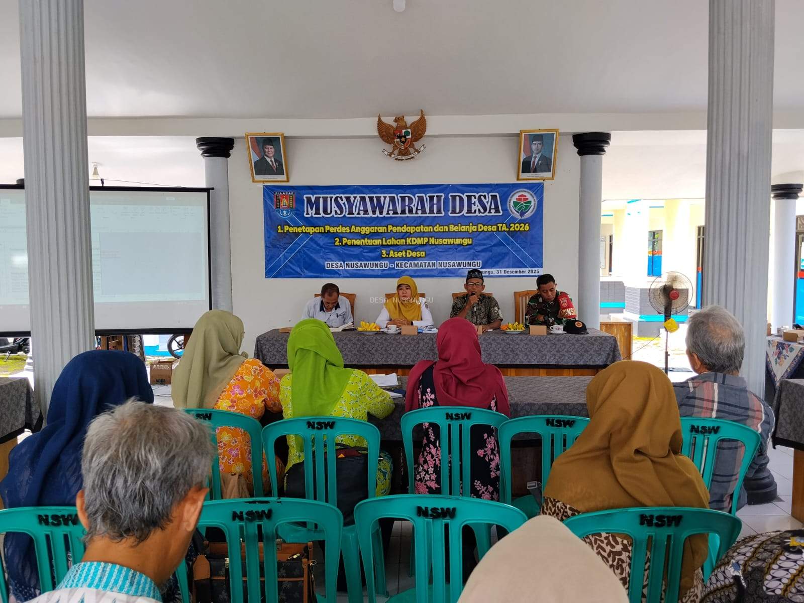 Musdes Penetapan APBDes Tahun Angaran 2026 dan Musdesus KPM Bantuan Langsung Tunai (BLT DD) Tahun Anggaran 20263