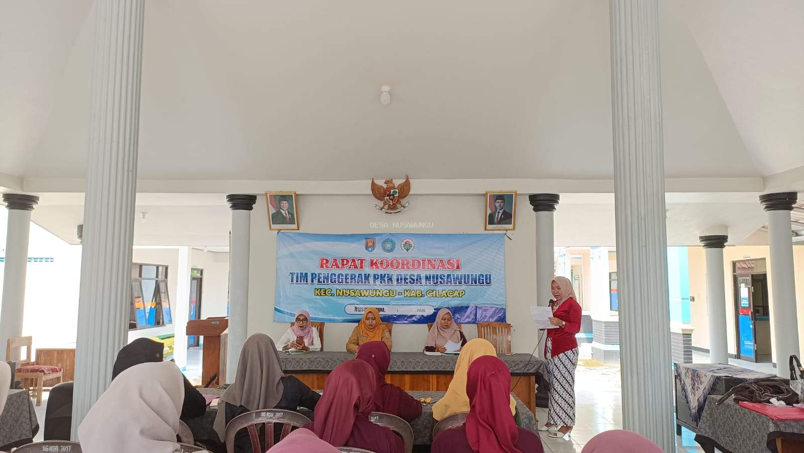 Kegiatan Rapat Koordinasi Tim Penggerak PKK Desa Nusawungu Bulan April 2026